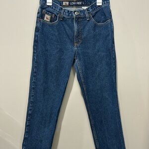 Vintage Cruel Girl Deep Blue Straight Jeans